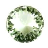 green amethyst prasiolite round buff-top 10mm gemstone