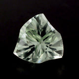 Green amethyst prasiolite trillion concave fancy cut 8mm gemstone