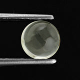 green amethyst prasiolite round 8mm cabochon natural stone