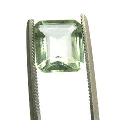 Beryl octagon emerald cut - 9X8mm