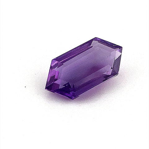 Amethyst hexagon cut - 12x6