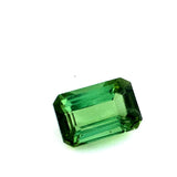 Tourmaline emerald octagon cut - 6x4mm (forest-green)