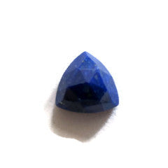 Natural lapis lazuli trillion cut cabochon 8mm gemstone