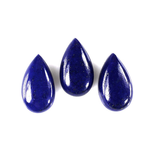 natural lapis lazuli pear cut cabochon 14x8mm gemstone