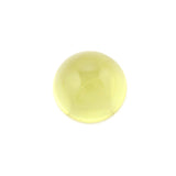 lemon quartz round cut cabochon 8mm loose stone