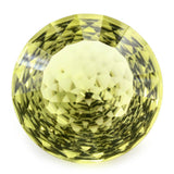 natural lemon quartz round net-cut 10mm loose stone