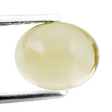 lemon quartz oval cabochon 10x8mm natural gemstone