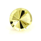 lemon quartz round mirror cut 10mm natural gemstone