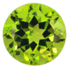 peridot green round cut 4mm loose gemstone