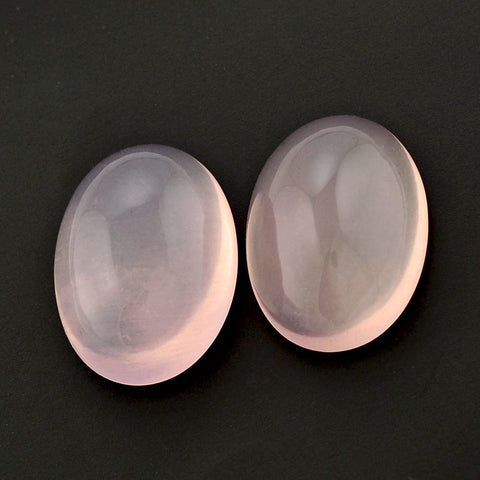 Natural rose quartz oval cut cabochon 9x7mm loose jewel