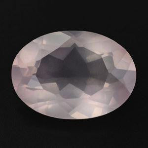 Rose quartz oval cut 11x9mm natural stone