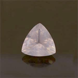 rose quartz trillion cut 10mm loose gemstone