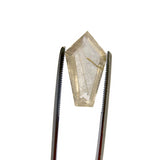 golden rutilated quartz free-form pentagon 18x10mm loose gemstone