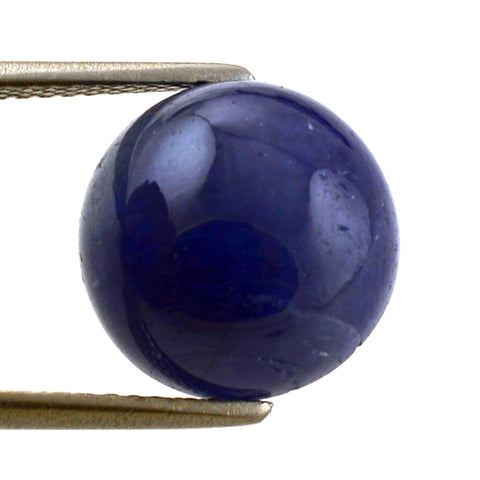 natural sapphire cabochon round cut 6mm gemstone