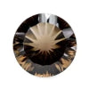 smokey quartz round concave cut 6mm loose gemstone