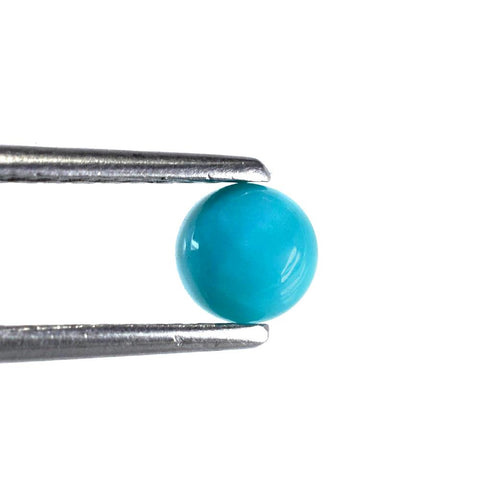 Turquoise 5mm loose gemstone round cabochon